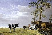 paulus potter A Husbandman with His Herd Germany oil painting artist